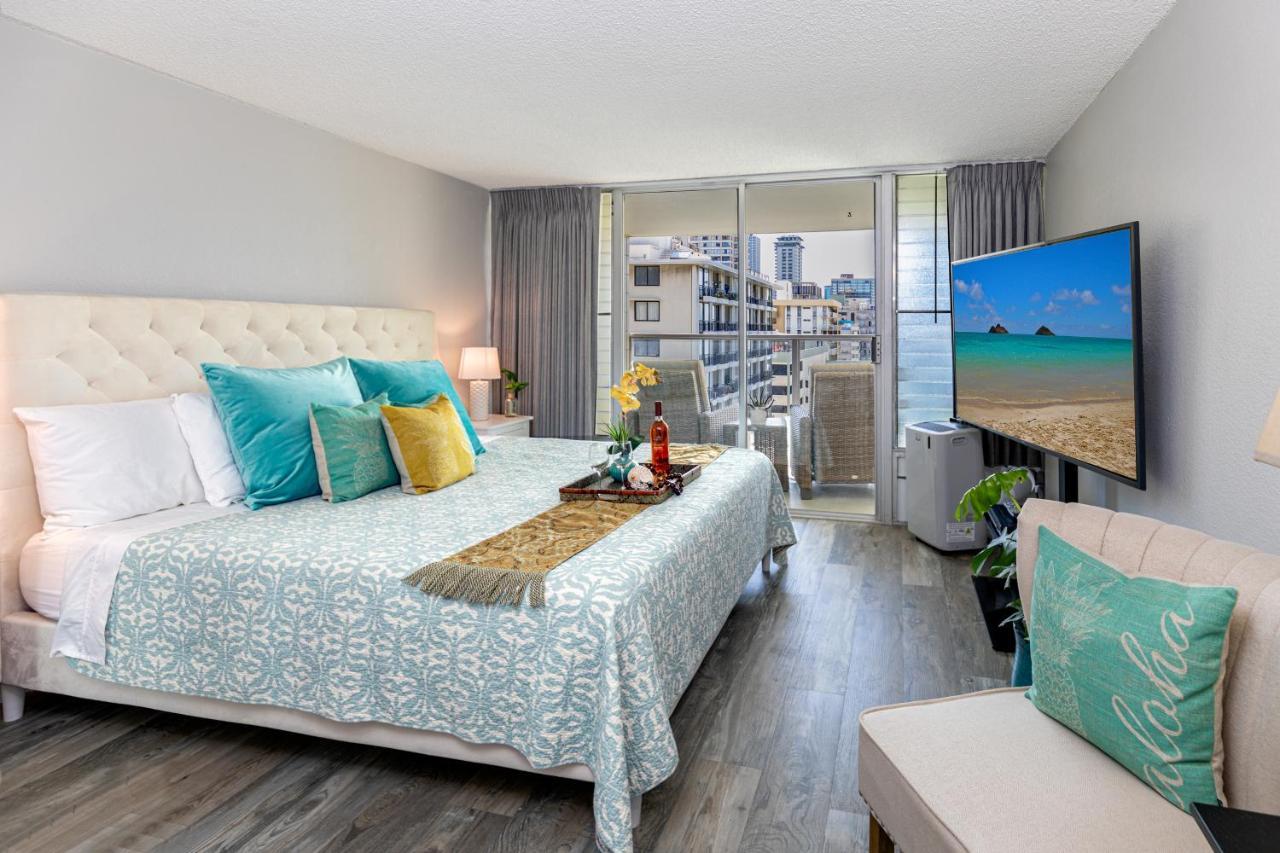 Beautifully Upgraded Studio Close To Waikiki Beach Apartment Хонолулу Екстериор снимка